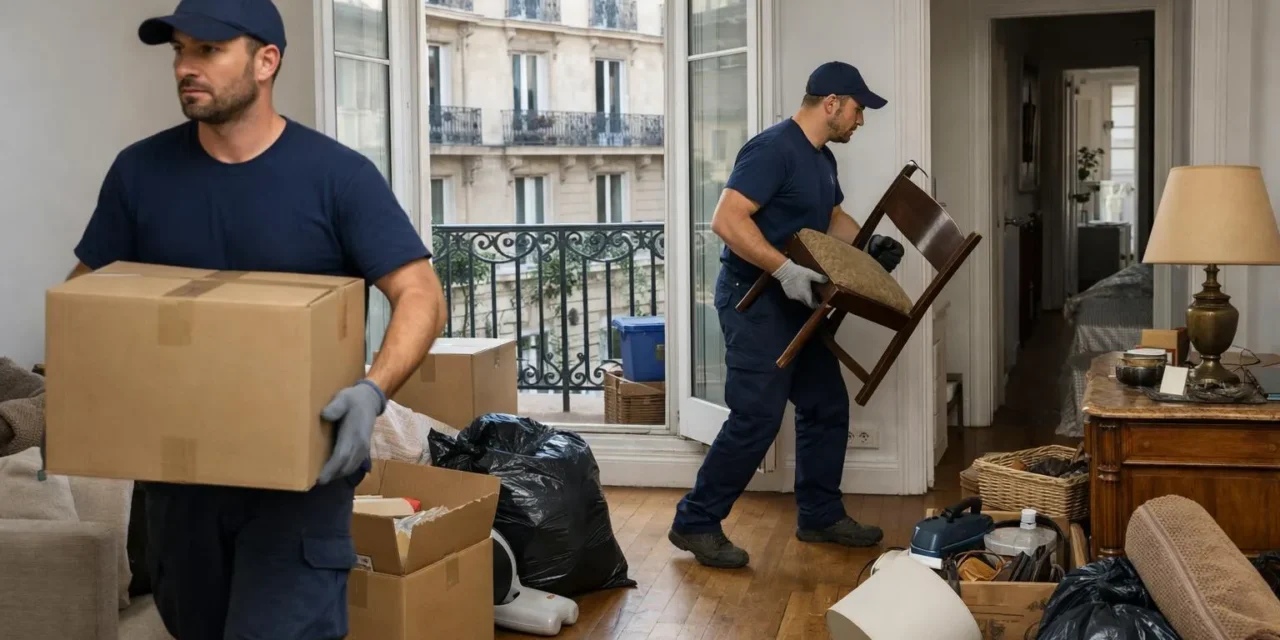 Débarras appartement Paris, la méthode pour vider sans stress